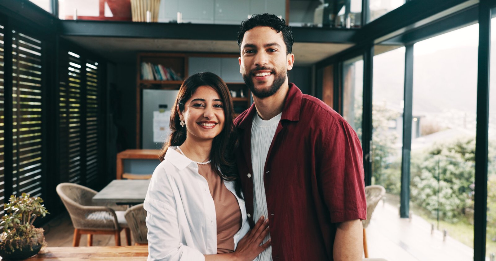 Happy first-time home buyers